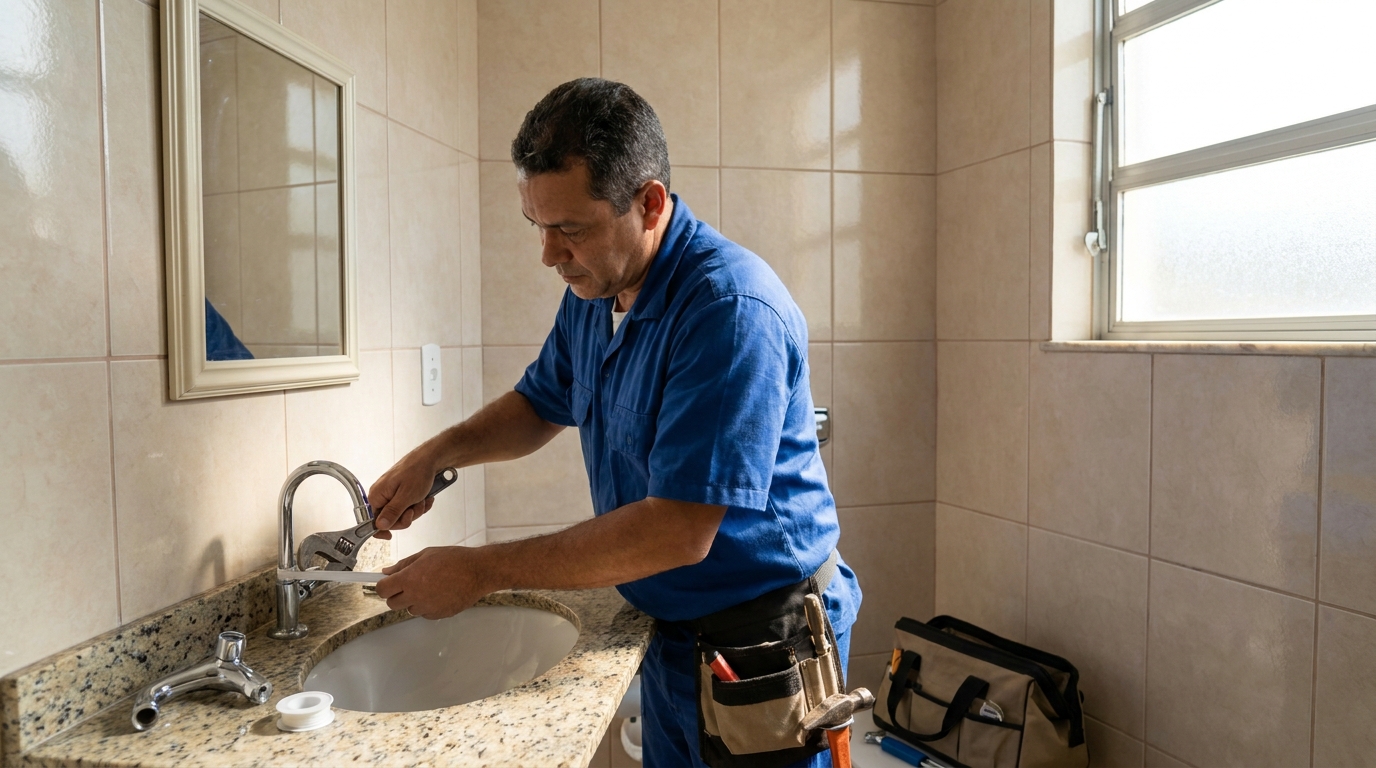 Ajustes em Torneiras no Saboeiro, Salvador‑BA