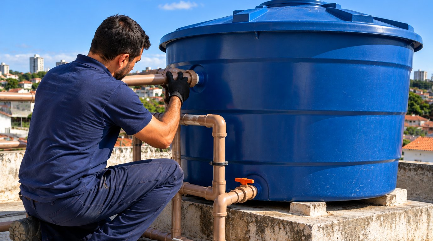 Instalação e Limpeza de Caixa d'Água em Salvador‑BA